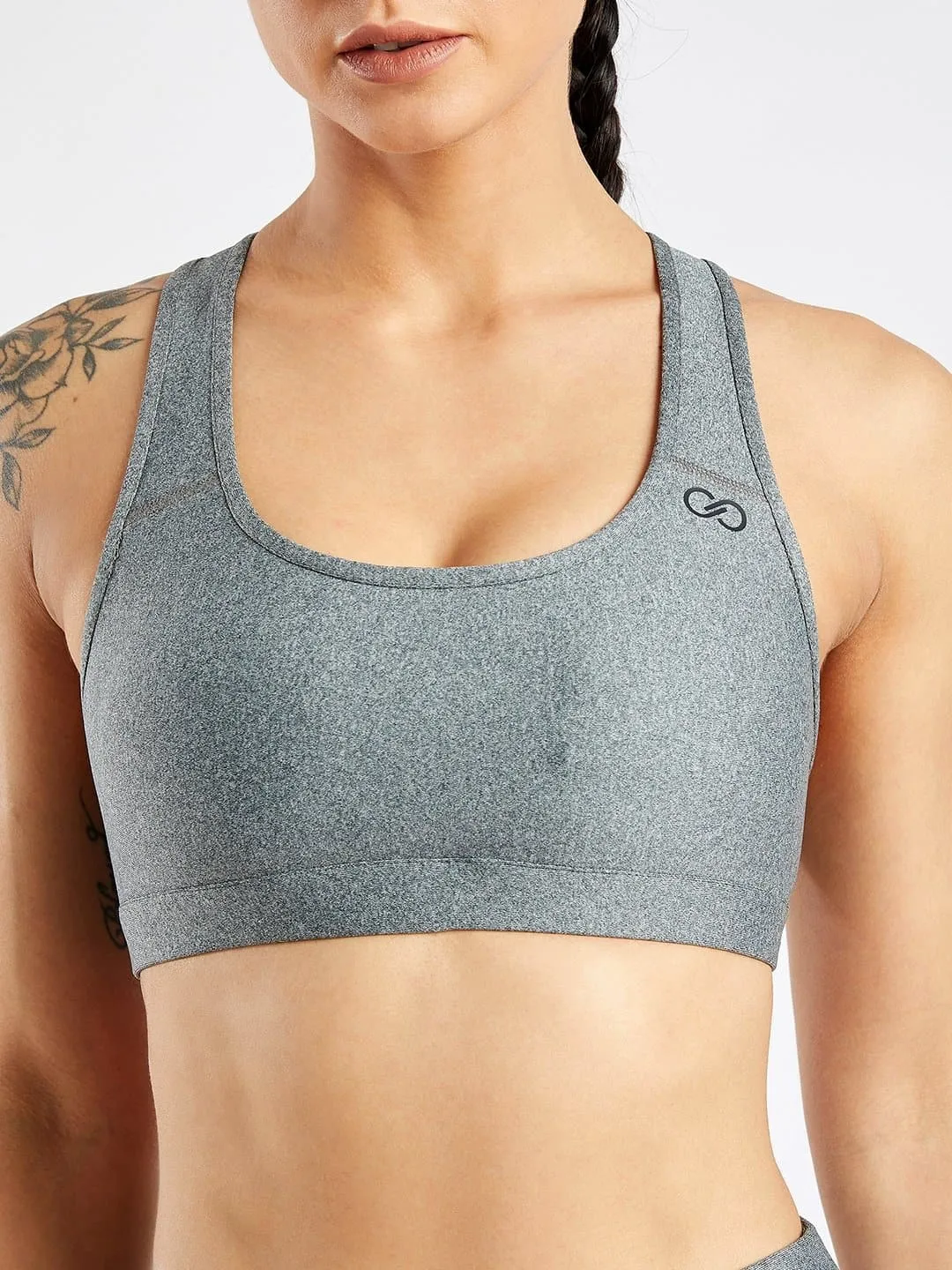 Maxtreme Active Grey Sports Bra