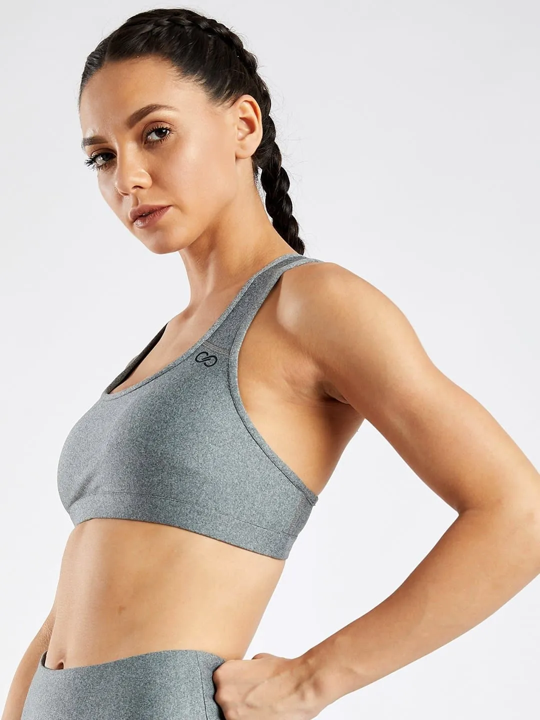 Maxtreme Active Grey Sports Bra