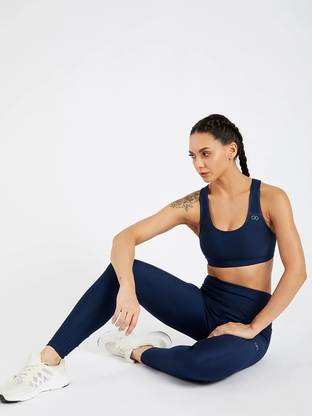 Maxtreme Active Navy Blue Sports Bra