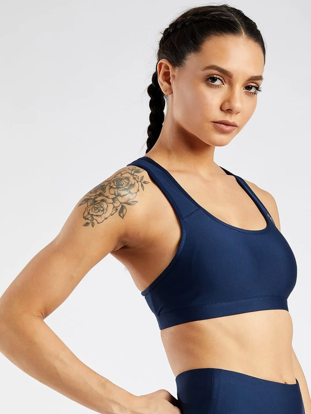 Maxtreme Active Navy Blue Sports Bra