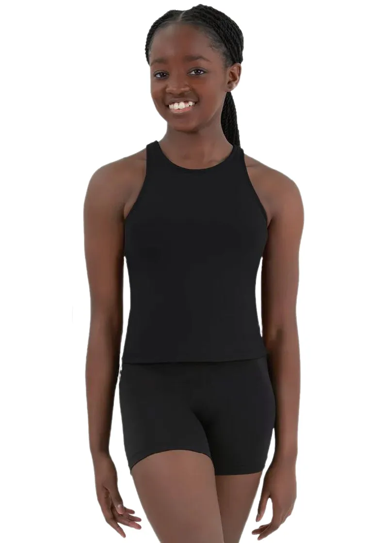 Microfiber Racerback Tank Top (Black)