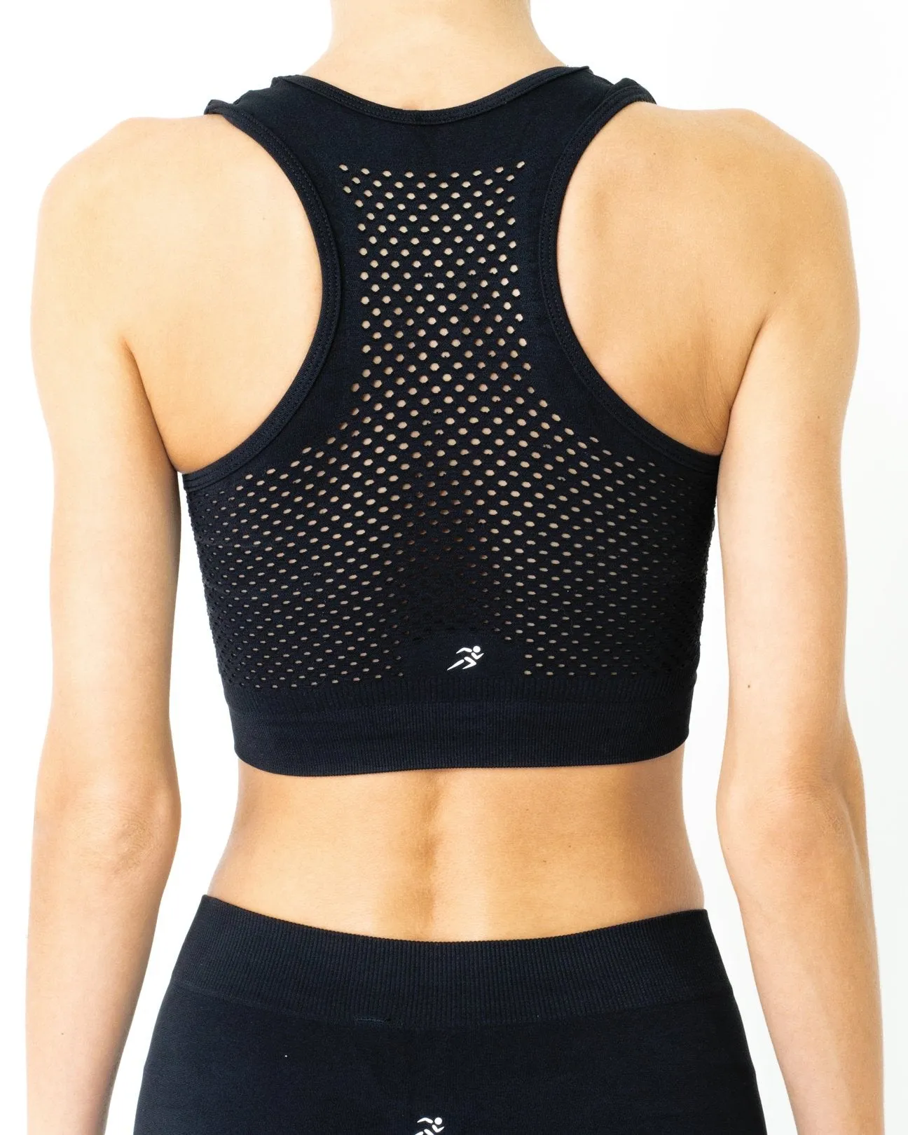 Milano Seamless Sports Bra Black MADE IN ITALY