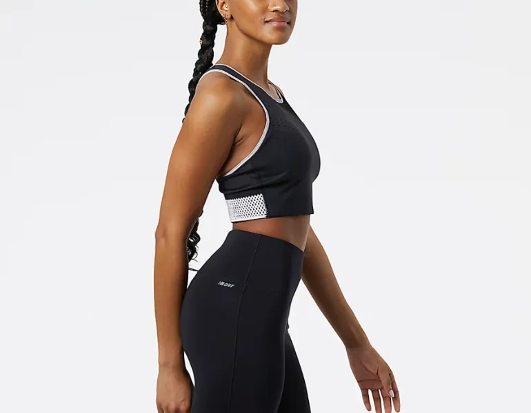 New Balance | Q SPEED Shape Shield Crop Bra | Women's | Black