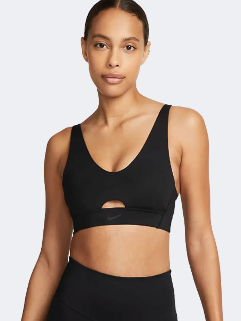 Nike Indy Plunge Cutout Women Training Bra Black