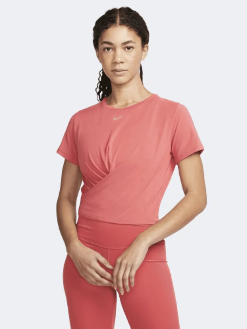 Nike One Luxe Dri-Fit Std Women Training T-Shirt Abode/Silver