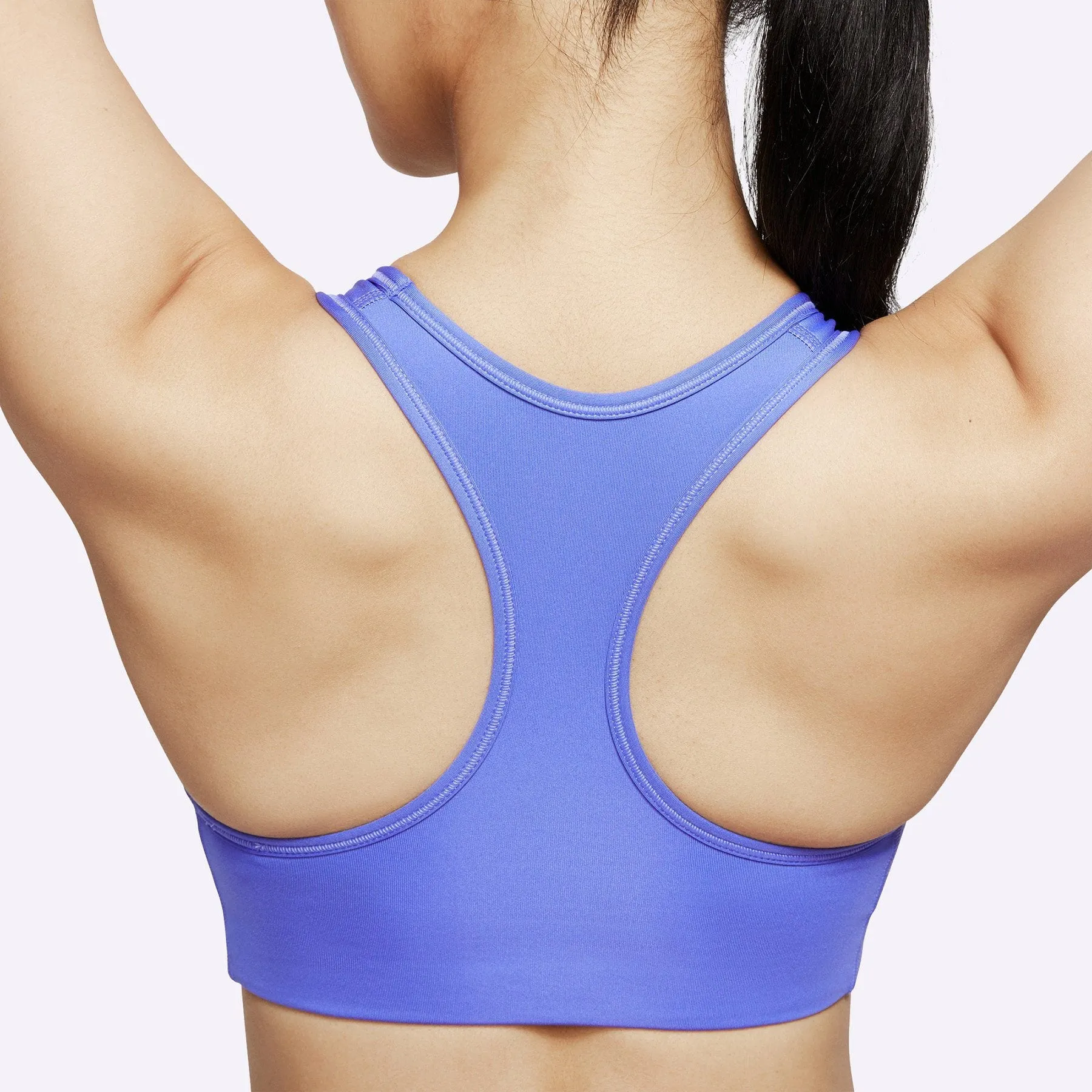 Nike - Women's Medium-Support Sports Bra - SAPPHIRE/POLLEN RISE