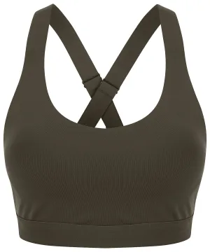 Olive Green - Medium impact core bra