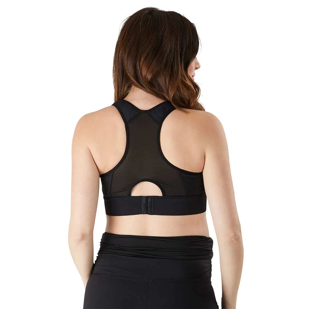 Outlet - Belly Bandit Nursing Sports Bra - Black