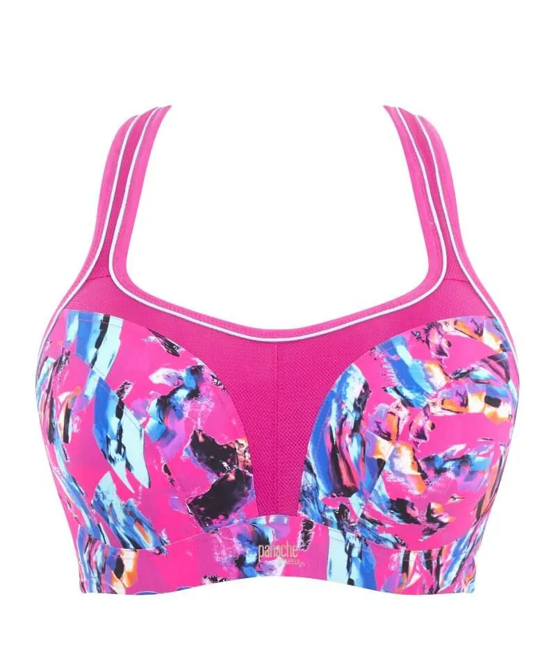 Panache Sport Power Underwired Sports Bra - Abstract Orchid