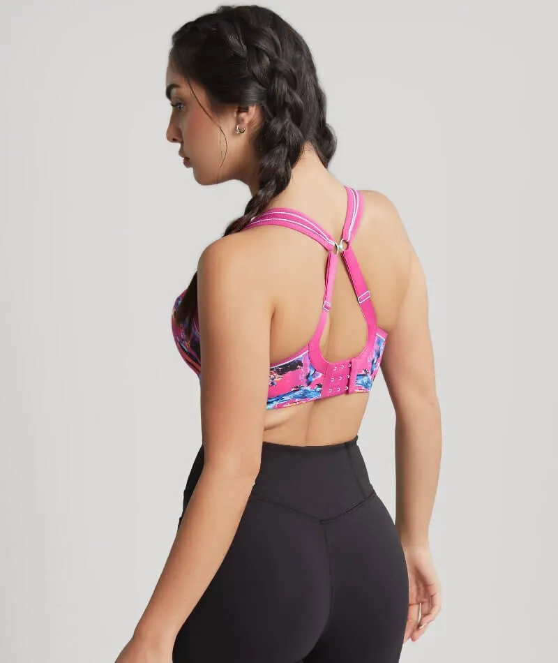 Panache Sport Power Underwired Sports Bra - Abstract Orchid