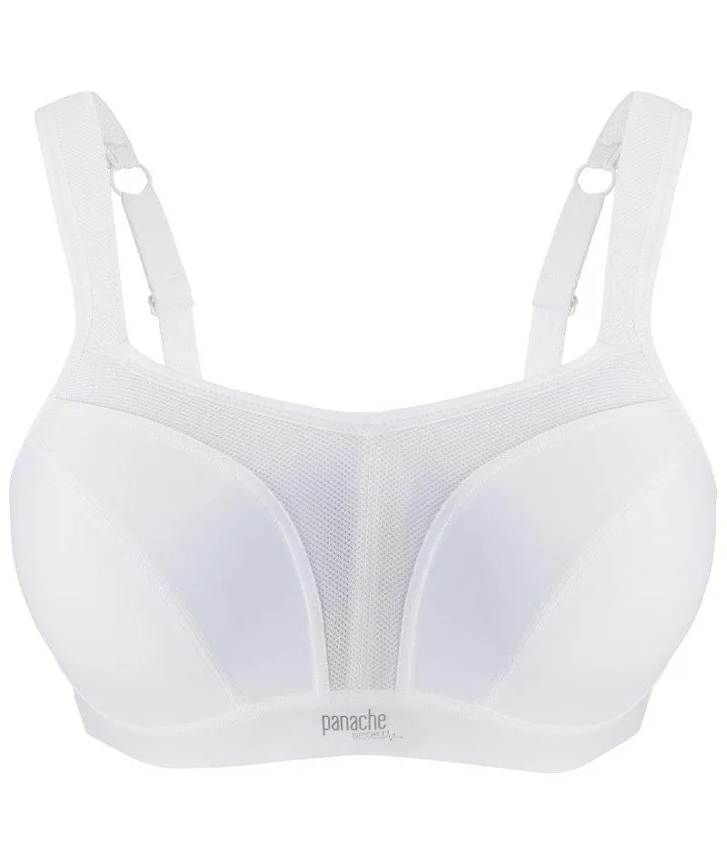 Panache Sport Power Underwired Sports Bra - White