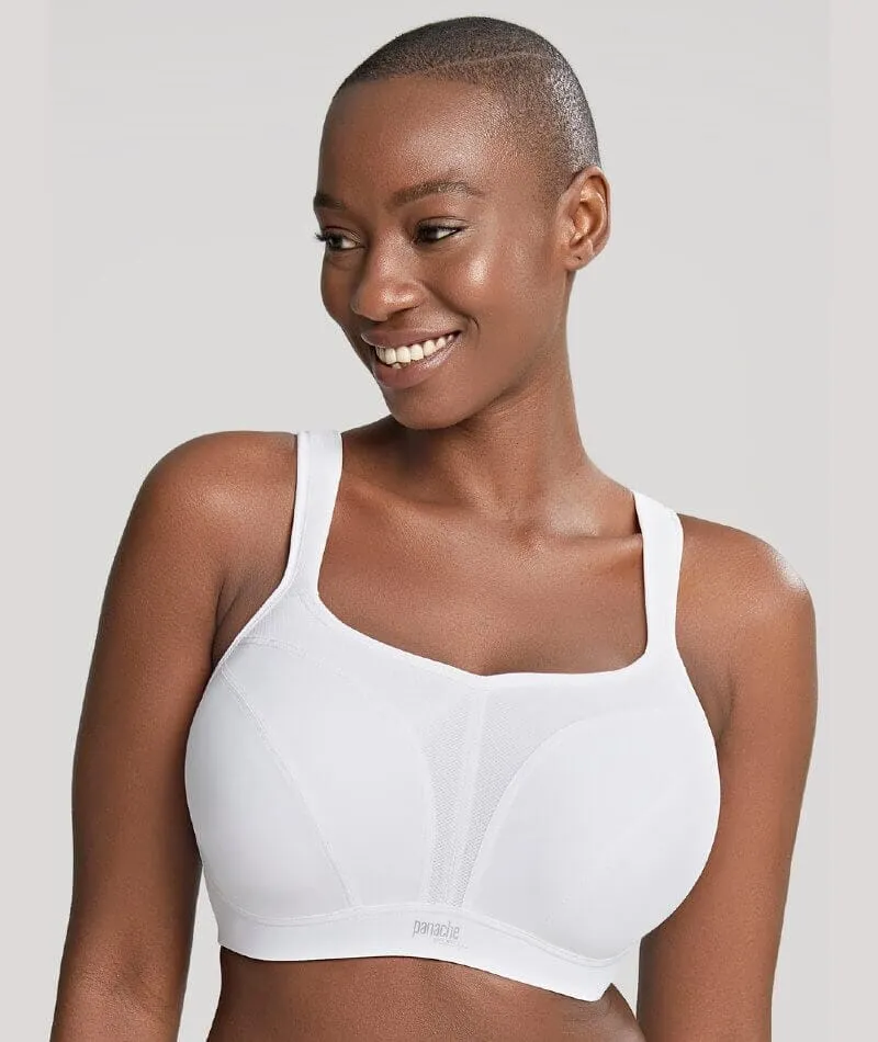 Panache Sport Power Underwired Sports Bra - White