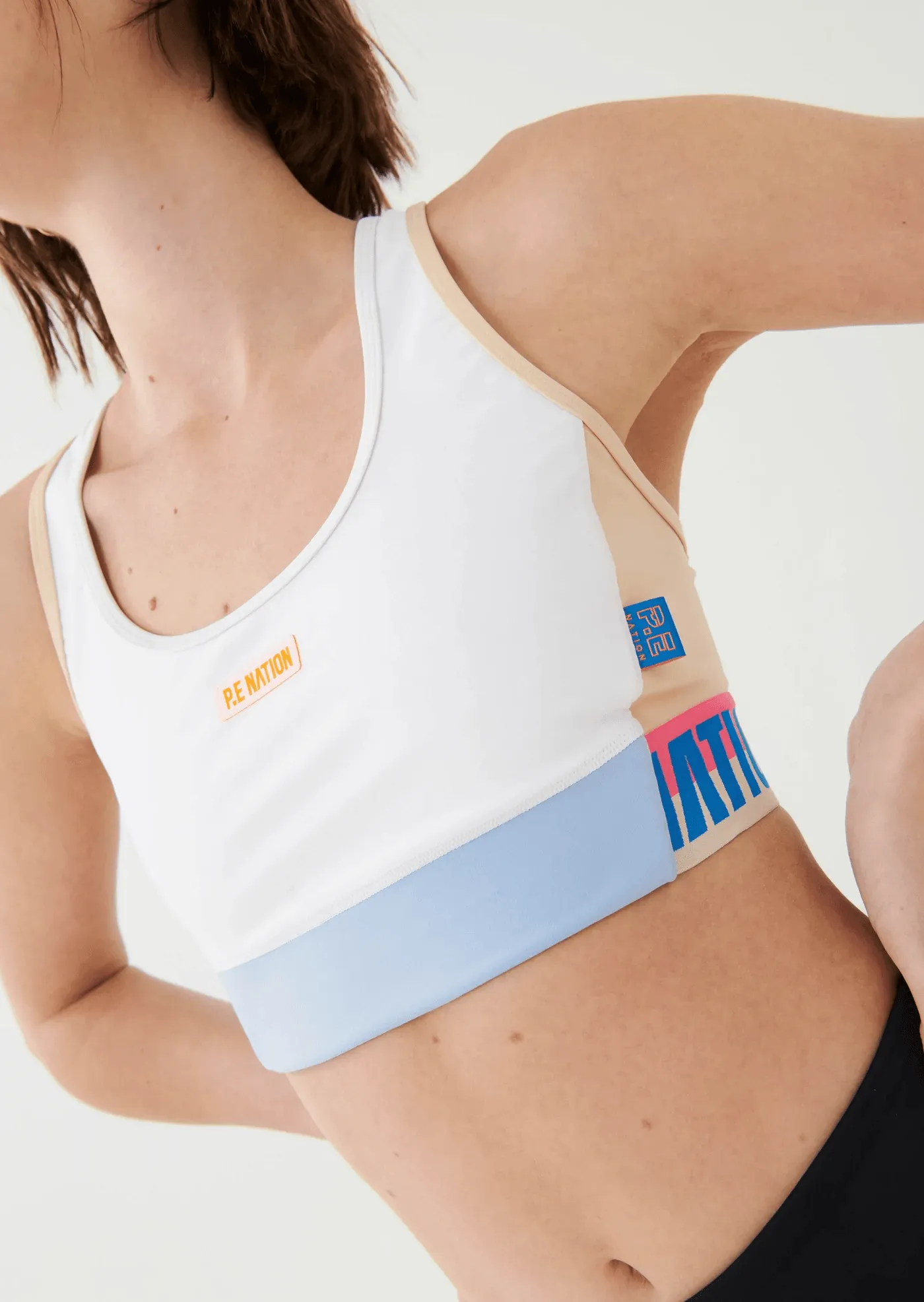 P.E Nation Gravity Sports Bra - White