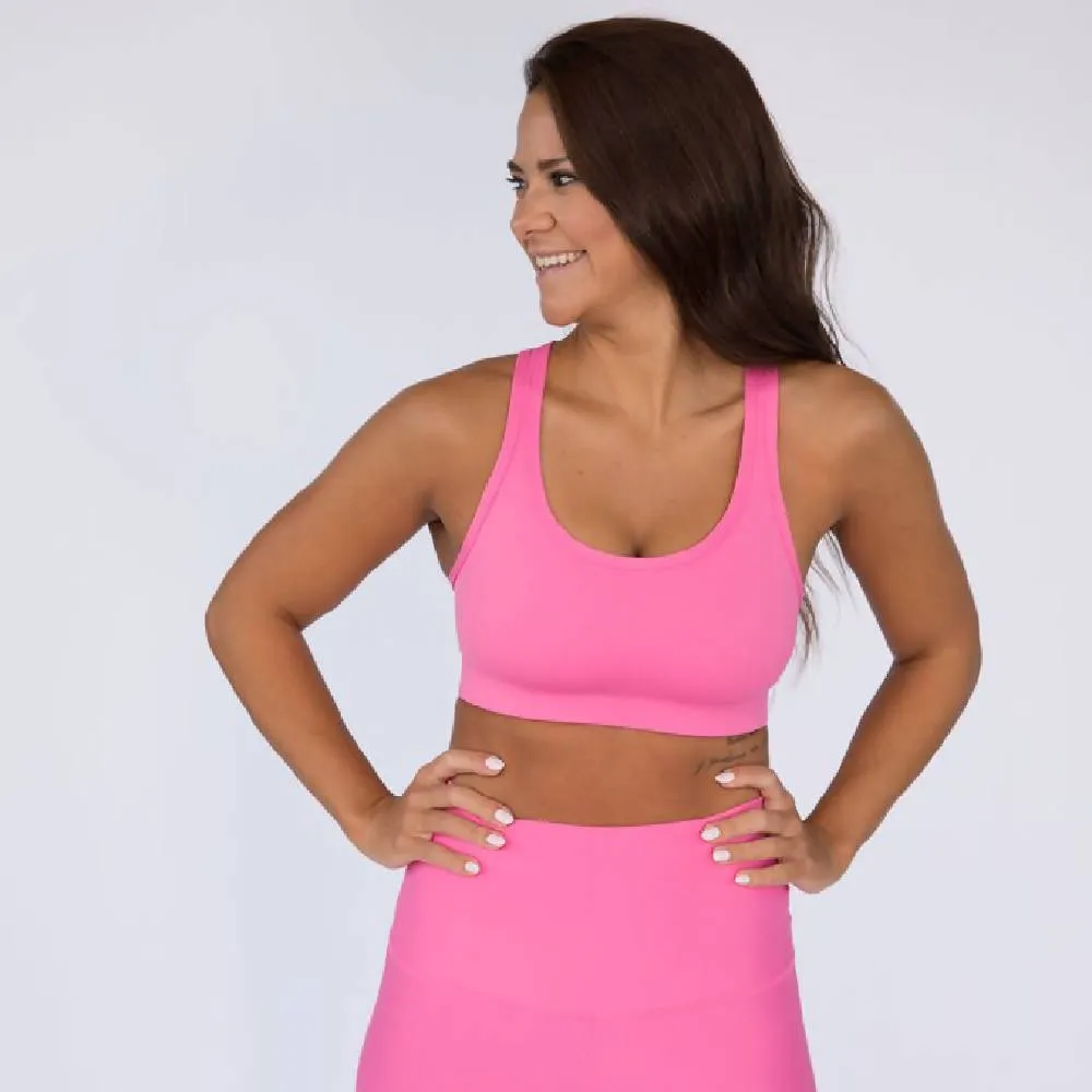 Pink Cockatoo Performance Bra