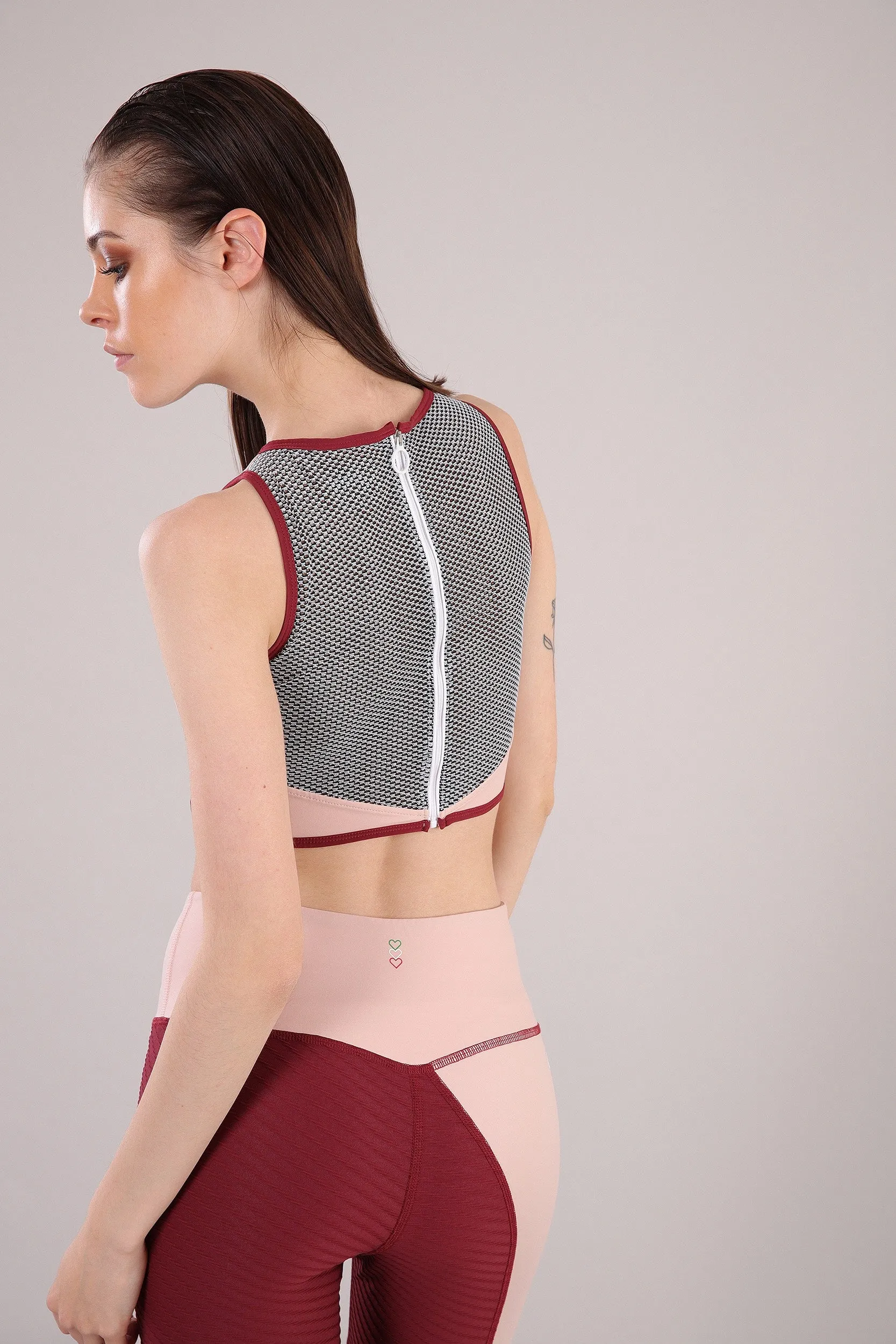 Pink Sports Bra – 100% Made in Italy