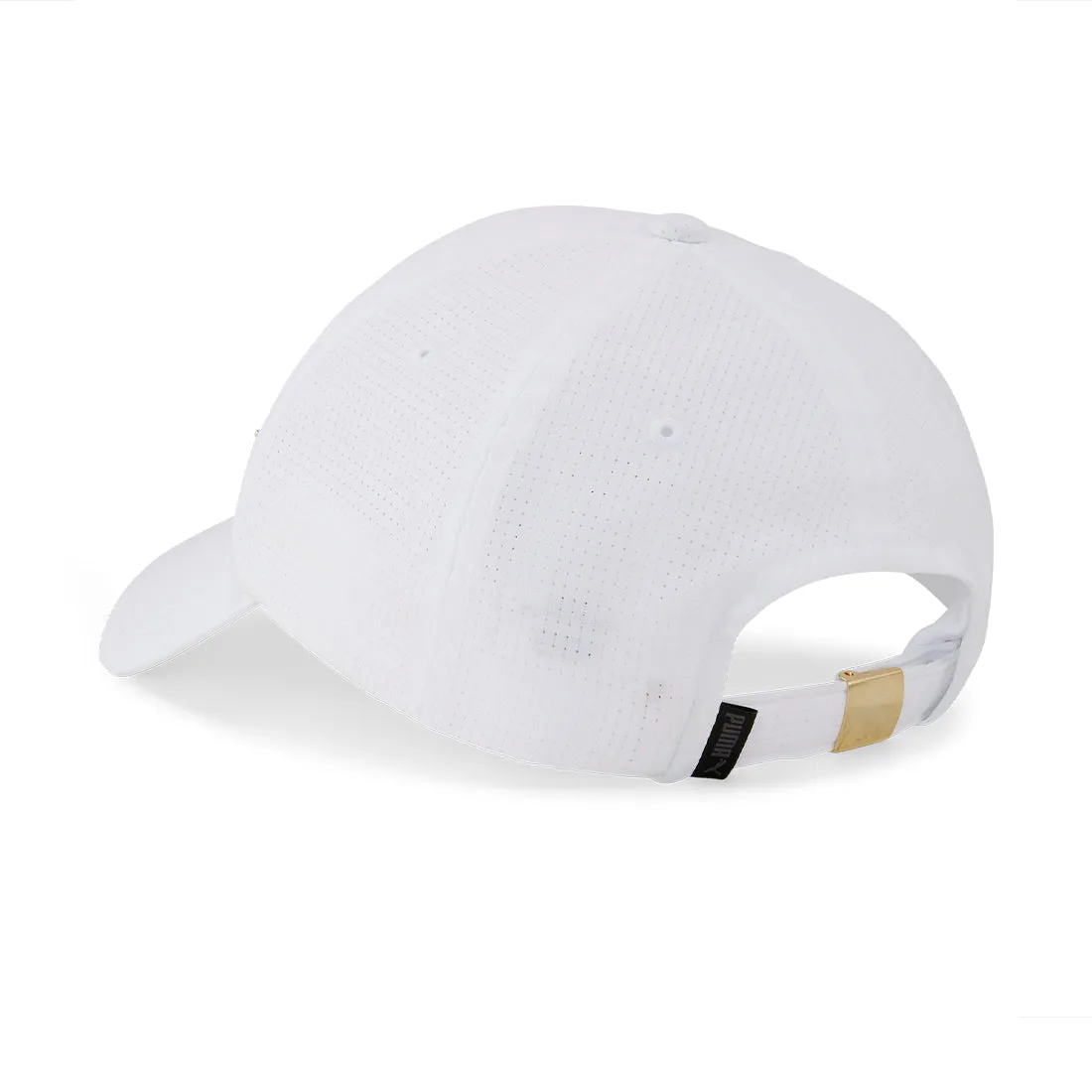 PUMA Classics Gold Metal Cat Men's Cap White