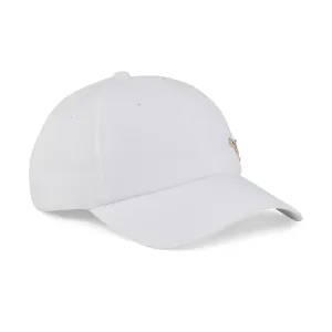 PUMA Classics Gold Metal Cat Men's Cap White