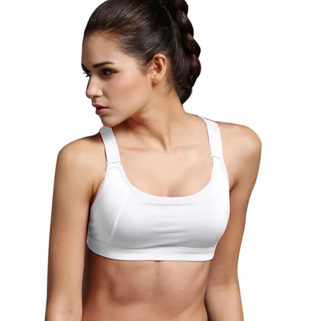 Racerback Shockproof Plus Size Sports Bra