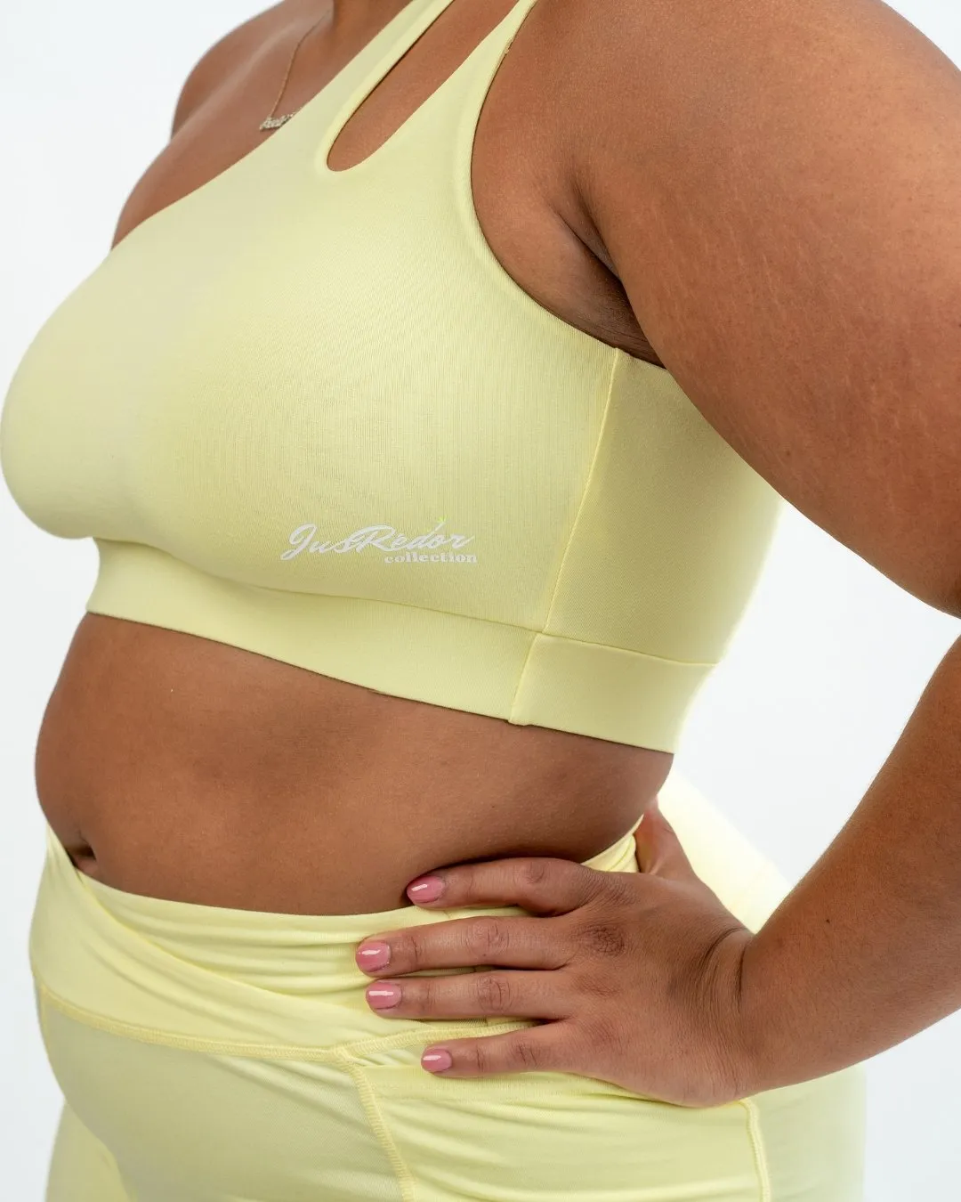 Radiant Bamboo Glow Sports Bra  - Yellow