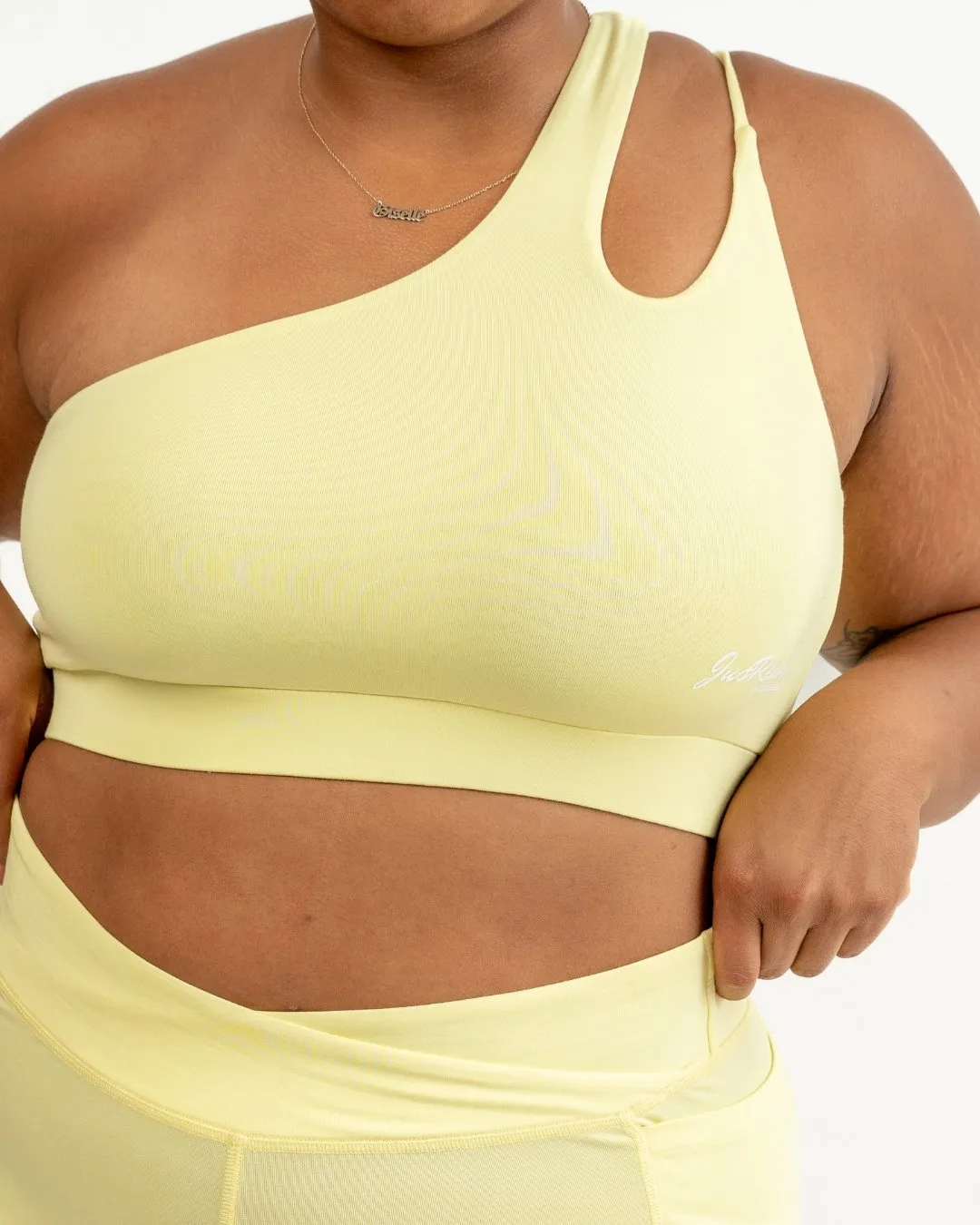 Radiant Bamboo Glow Sports Bra  - Yellow