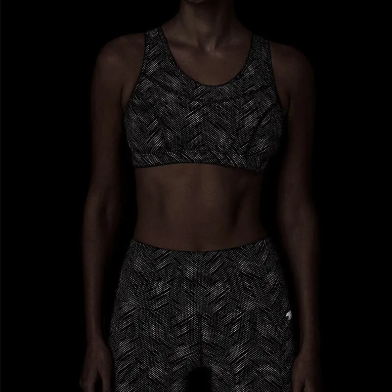 Running Bare Reflective After Dark Ellipse Sports Bra