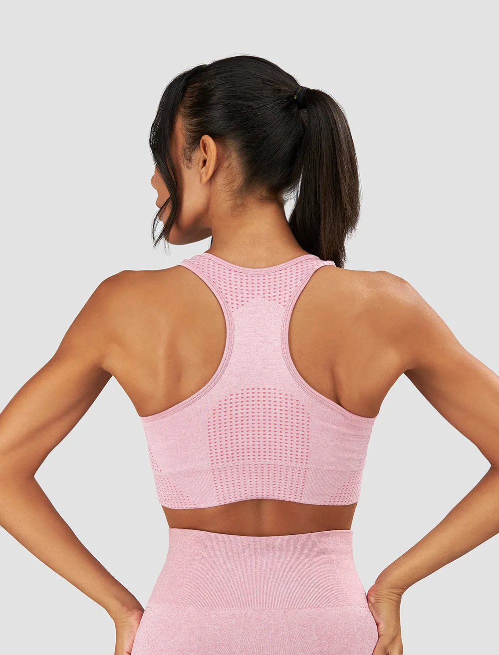 Seamless Sports Bra Pink