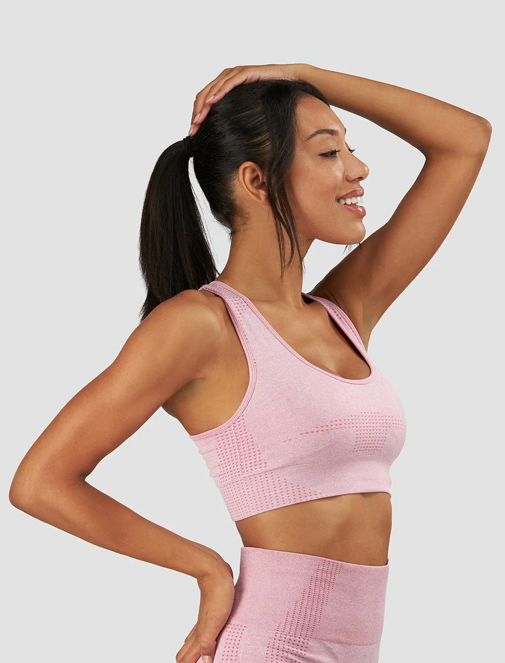 Seamless Sports Bra Pink