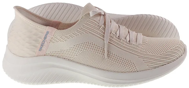 Skechers Trainers Womens Skechers Slip-ins Ultra Flex 3.0 Natural