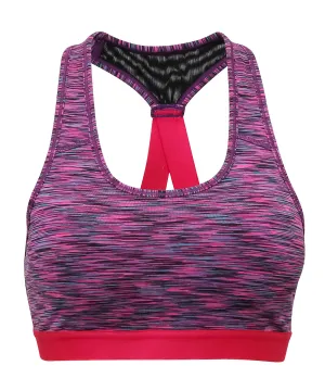 Space Pink - TriDri® performance sports bra (medium impact)