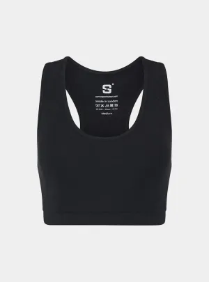 Sports Bra - Marl Black