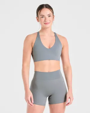 Staple Sports Bra - Grey