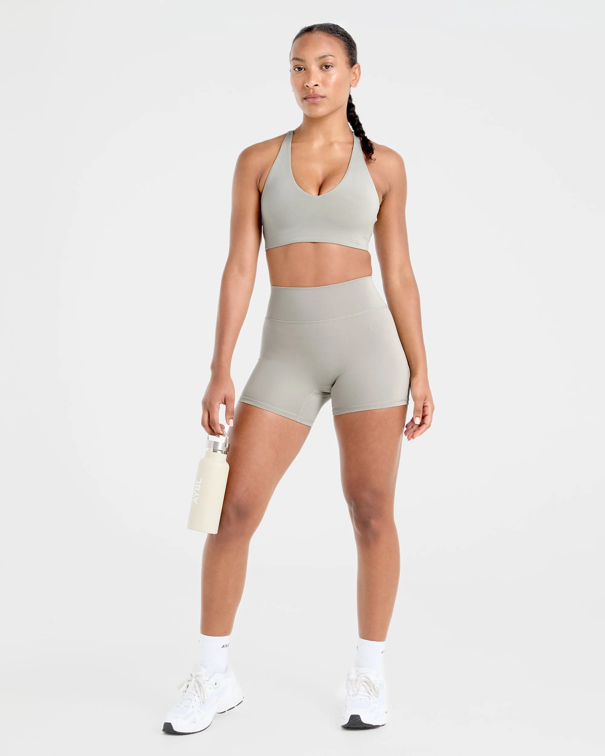 Staple Sports Bra - Washed Olive