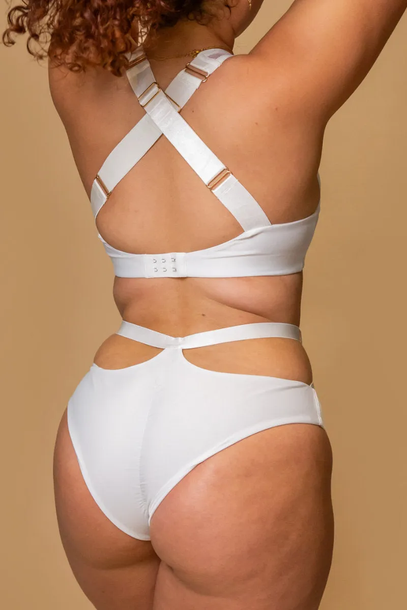 Tatiana Activewear Harley Top - Matte White