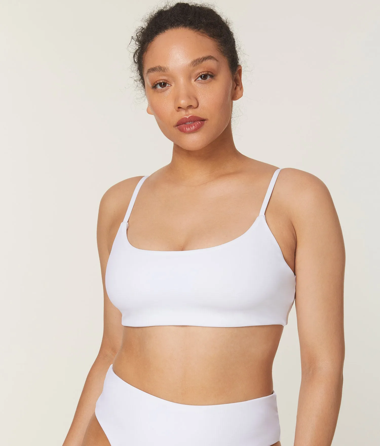 The Maui Top - Eco Nylon - White