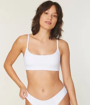 The Maui Top - Eco Nylon - White