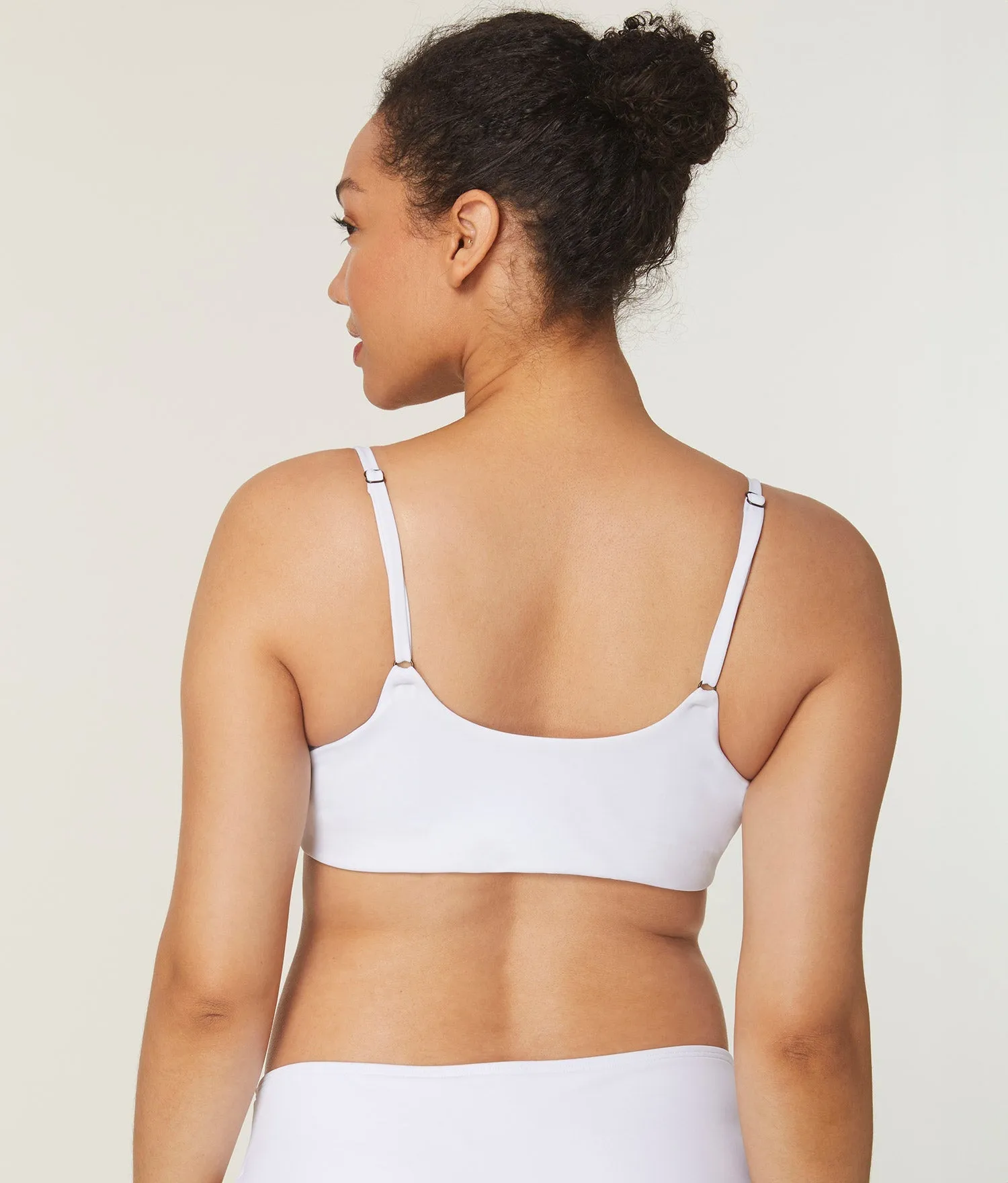 The Maui Top - Eco Nylon - White