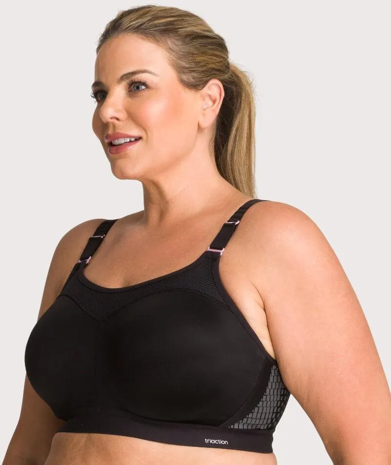 Triumph Triaction Control Lite Minimiser Sports Bra - Black