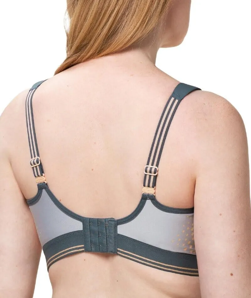 Triumph Triaction Control Lite Minimiser Sports Bra - Grey