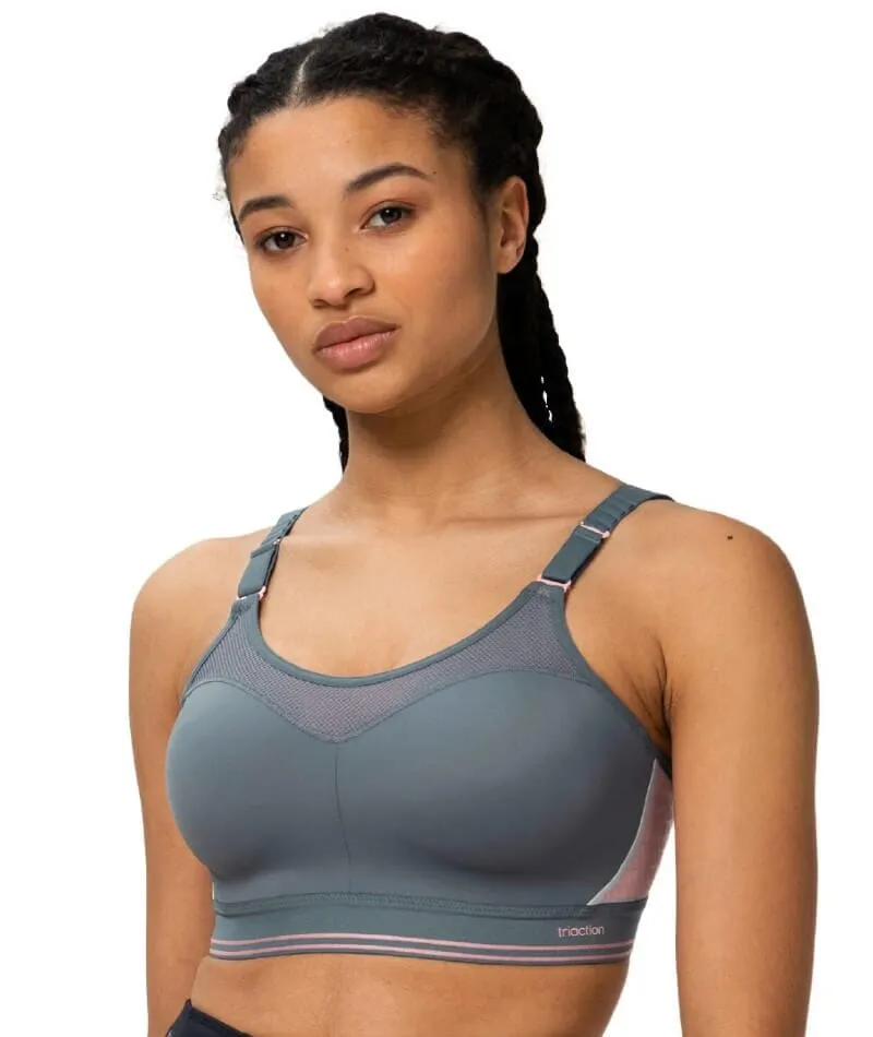 Triumph Triaction Control Lite Minimiser Sports Bra - Grey