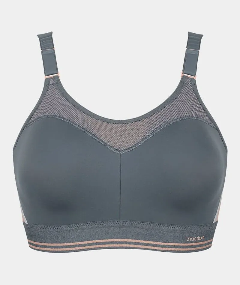 Triumph Triaction Control Lite Minimiser Sports Bra - Grey