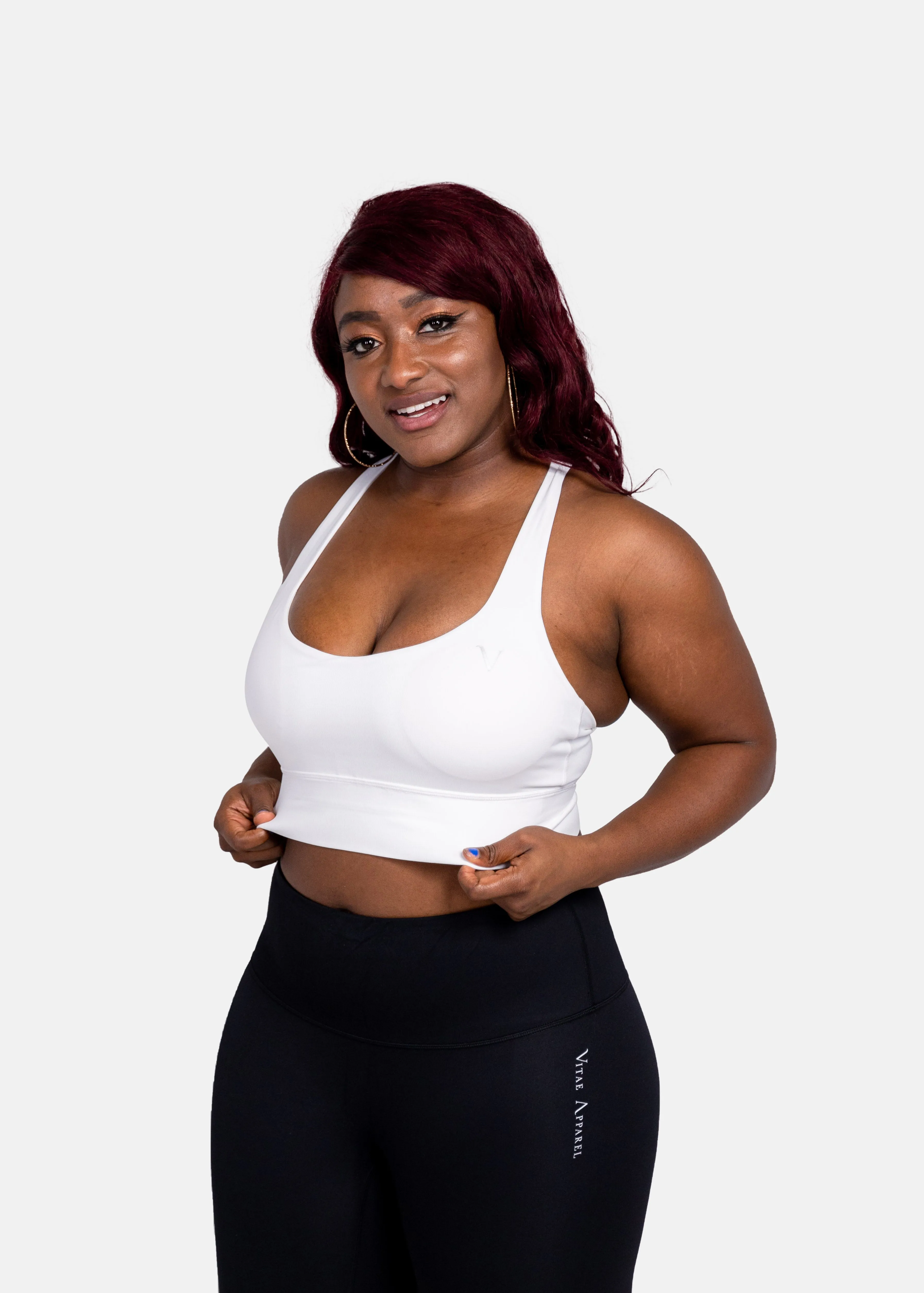 Ultra Flex Sports Bra White