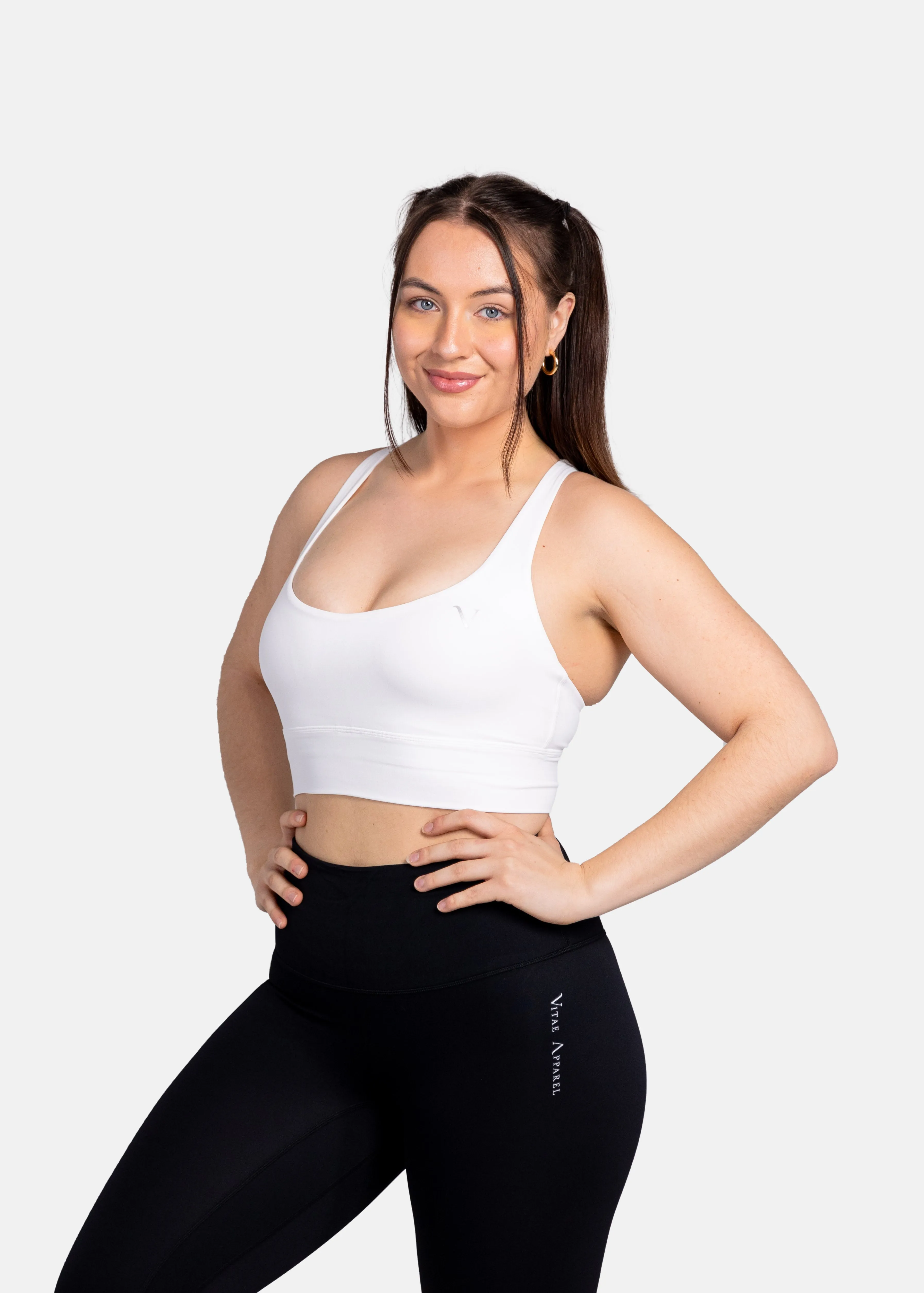 Ultra Flex Sports Bra White