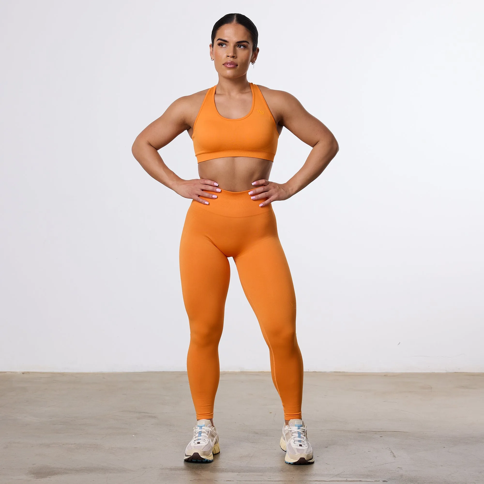 Vanquish Elevate Seamless Orange Support Bra