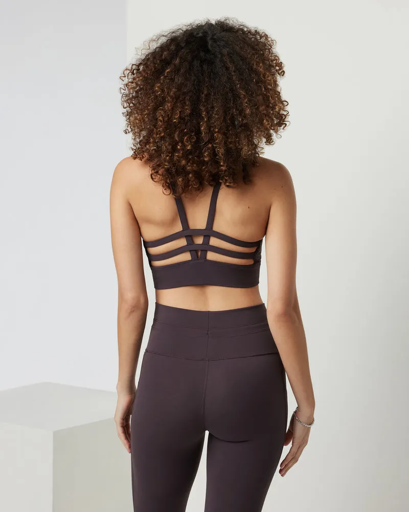 Vuori Yosemite Longline Bra - SANGRIA