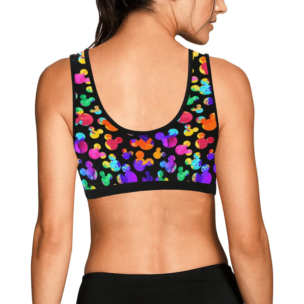 Watercolor Women's Athletic Sports Bra