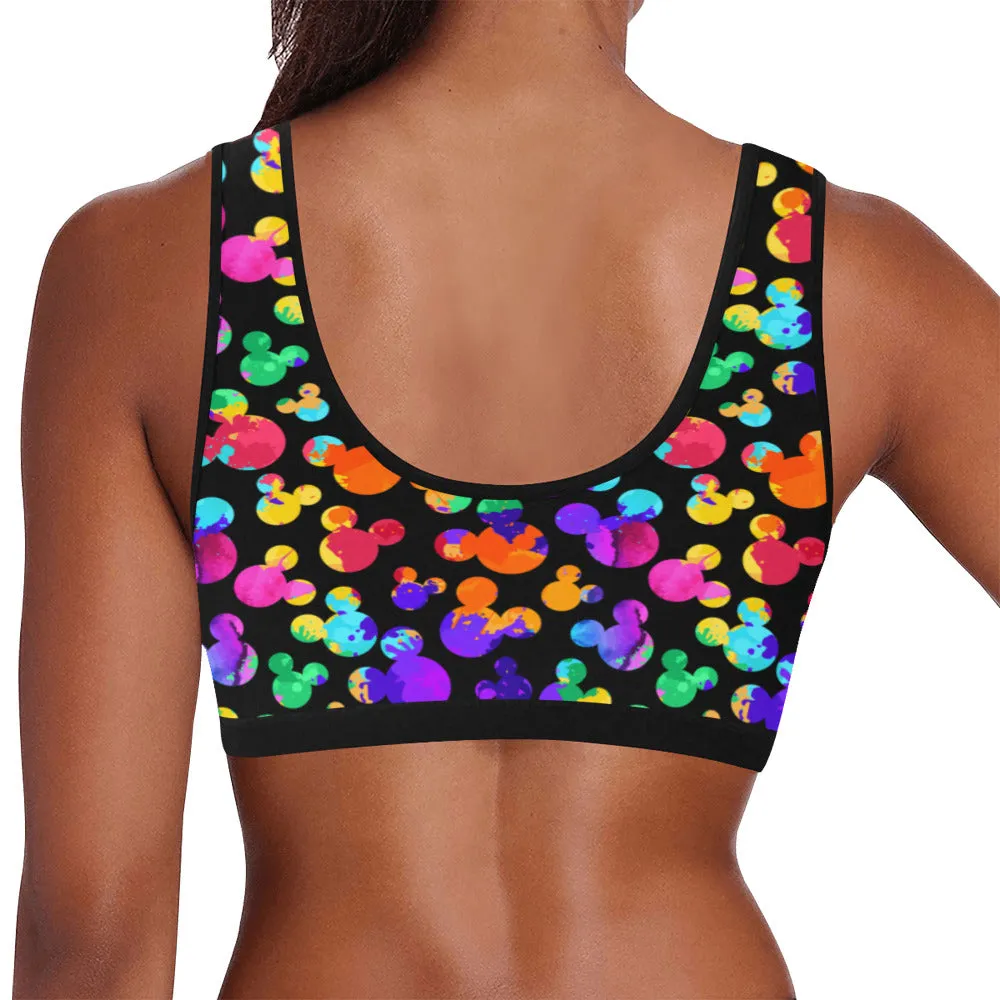 Watercolor Women's Athletic Sports Bra