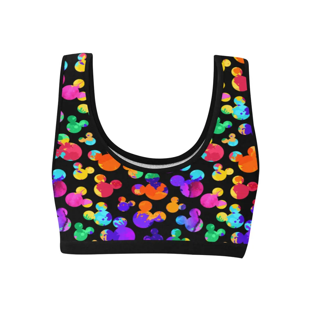 Watercolor Women's Athletic Sports Bra