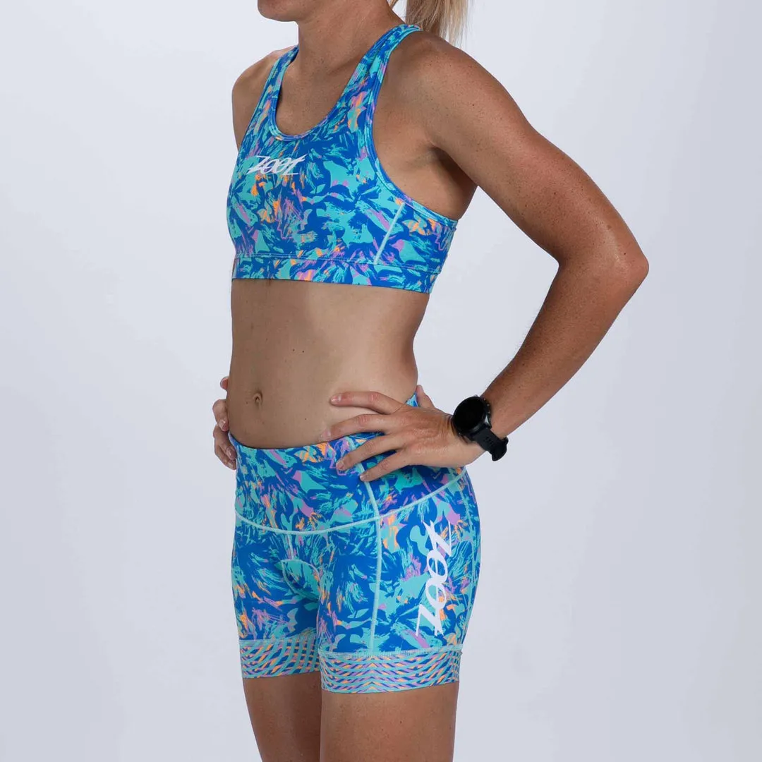 Womens LTD Triathlon Bra - Koa Blue