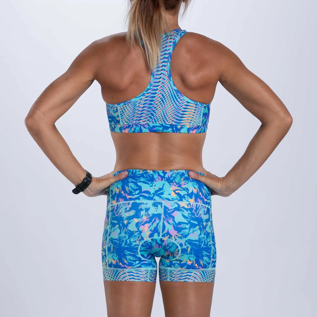 Womens LTD Triathlon Bra - Koa Blue