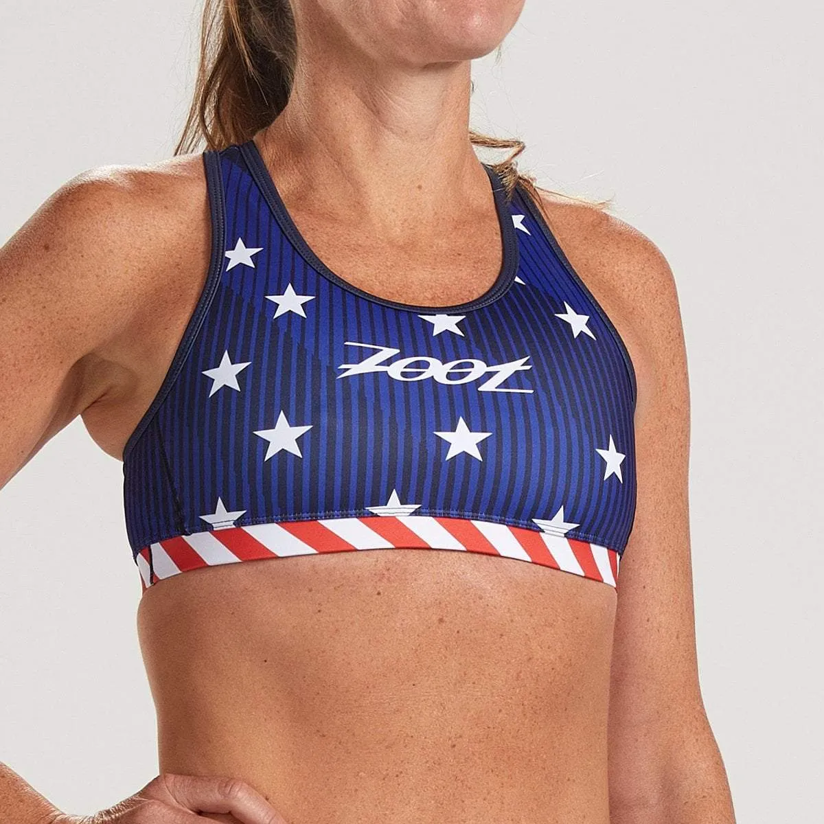 Womens LTD Triathlon Bra - Stars & Stripes